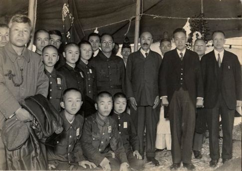 1942（昭和17年）現校地地鎮祭